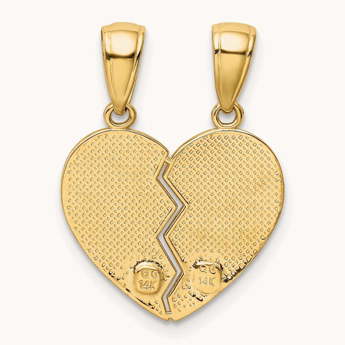 BIG SISTER-LITTLE SISTER Break-apart Charm, 14K
