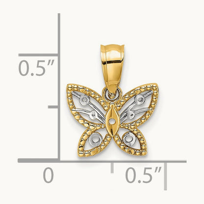 w/ Diamond-cut Butterfly Charm — photo set