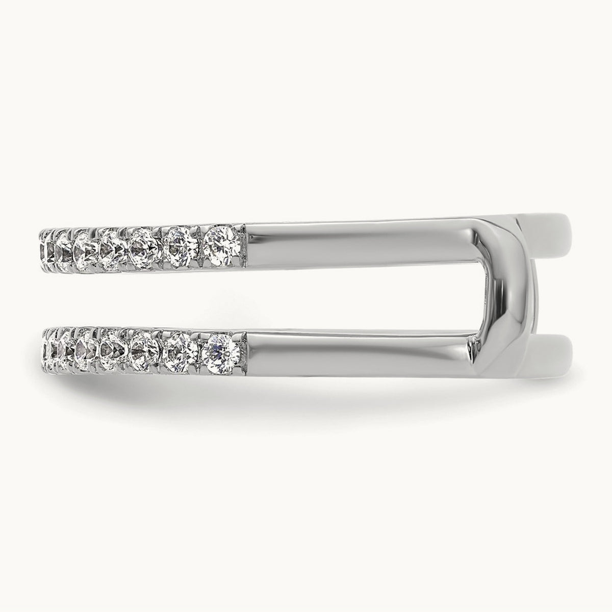 Ring Guard, 0.50 ct tw Lab-Grown Diamond — 14K White Gold