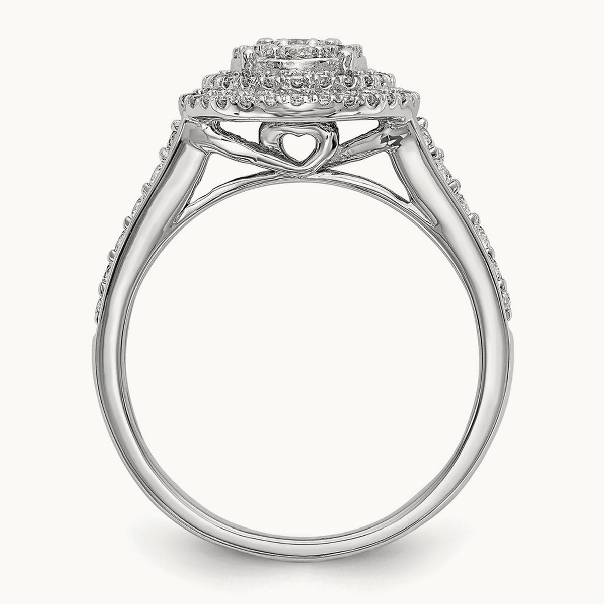 Cluster Engagement Ring, 1.00 ct tw