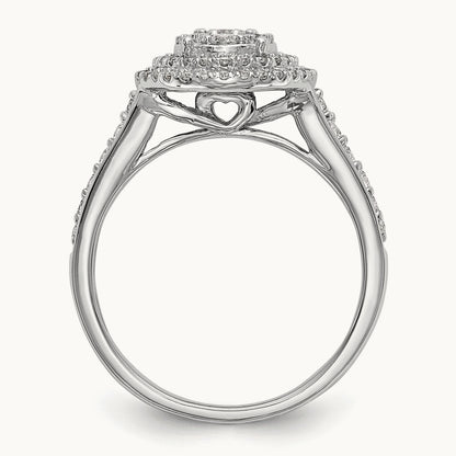 Cluster Engagement Ring, 1.00 ct tw