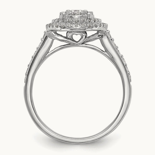 Cluster Engagement Ring, 1.00 ct tw