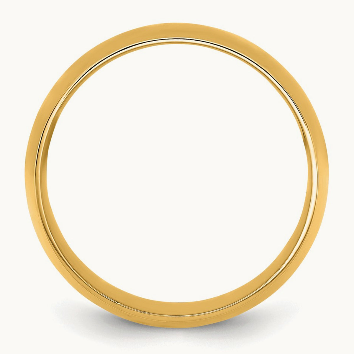 Lightweight Comfort Fit Band, 10mm, 10K Yellow Gold