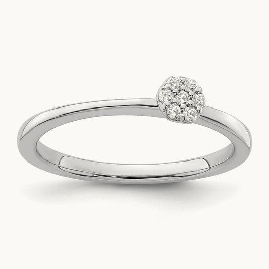 Promise Band, 0.05 ct tw Lab-Grown Diamond