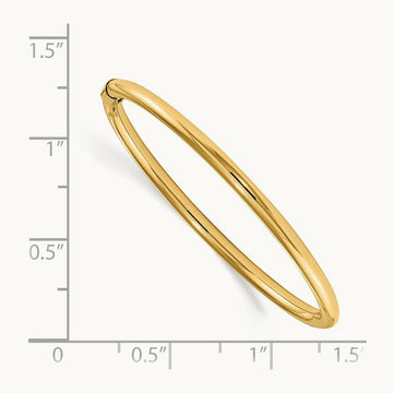 Madi K Slip-on Baby Bangle, 2.5mm, 14K