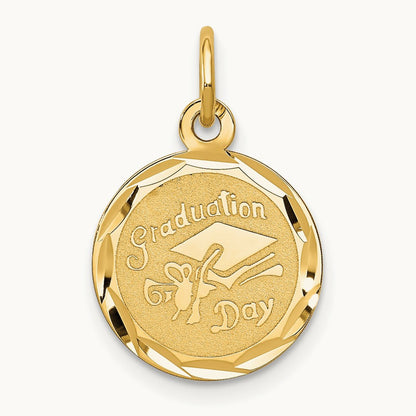GRADUATION DAY Cap Charm, 14K