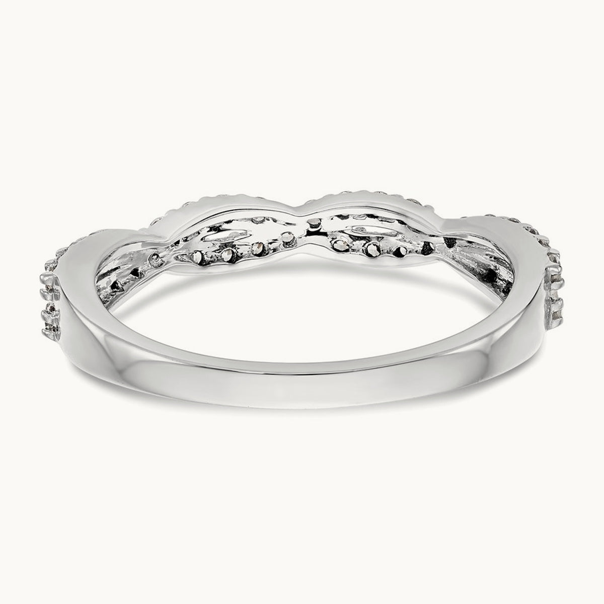 Diamond Band, 14K White Gold