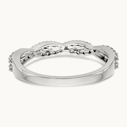 Diamond Band, 14K White Gold