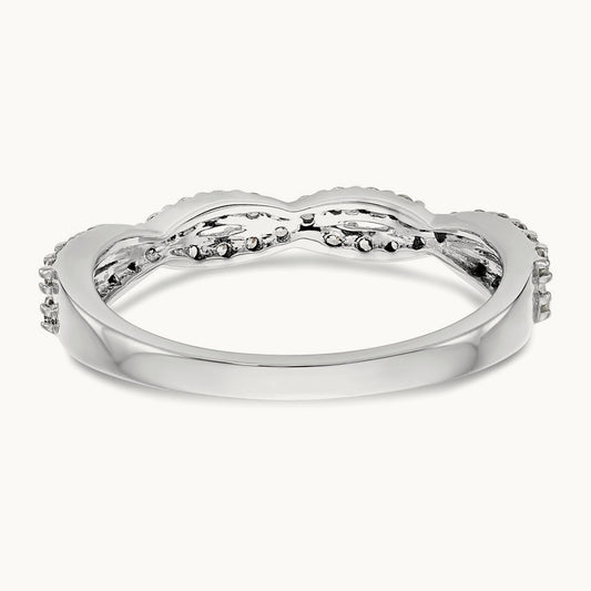 Diamond Band, 14K White Gold