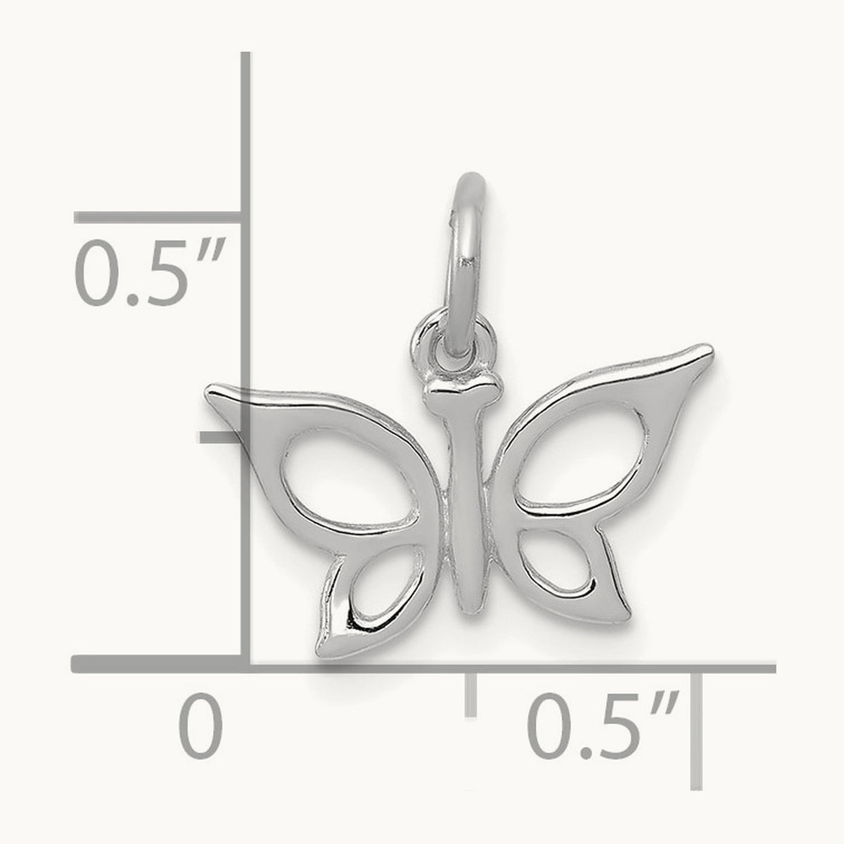 Polished Butterfly Charm — photo set
