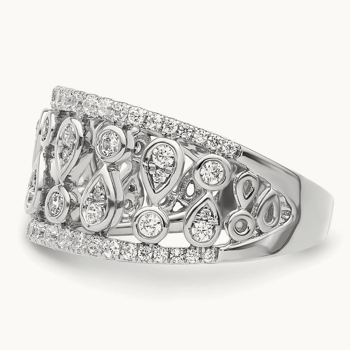 Fashion Ring, 0.75 ct tw Lab-Grown Diamond