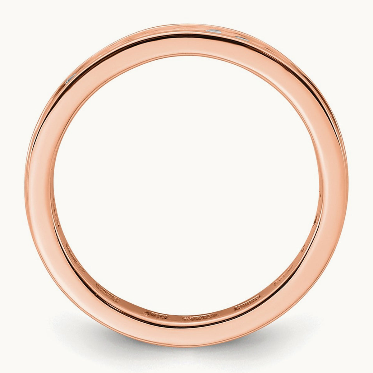 Channel Set Eternity Band, 0.50-1.00 ct tw Lab-Grown Diamond — 1/2 ct, 14K Rose Gold