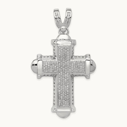 7/8ct. Diamond Cross Pendant — photo set