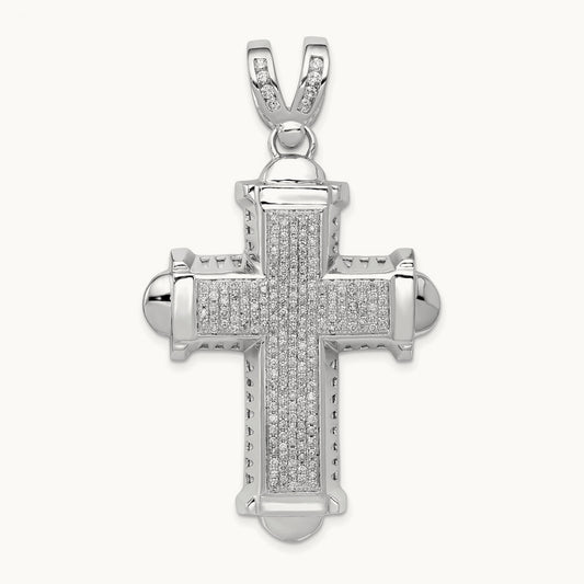 7/8ct. Diamond Cross Pendant — photo set