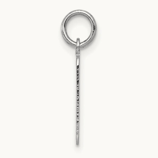 Plain .018 Gauge Rectangular Engravable Charm — 19.5mm