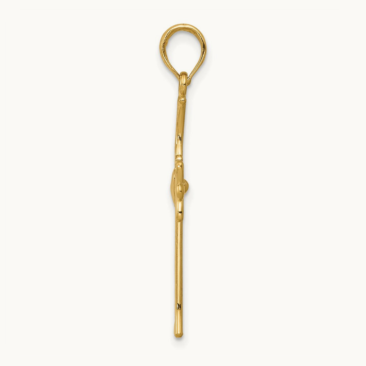 Claddagh Cross Pendant, 14K