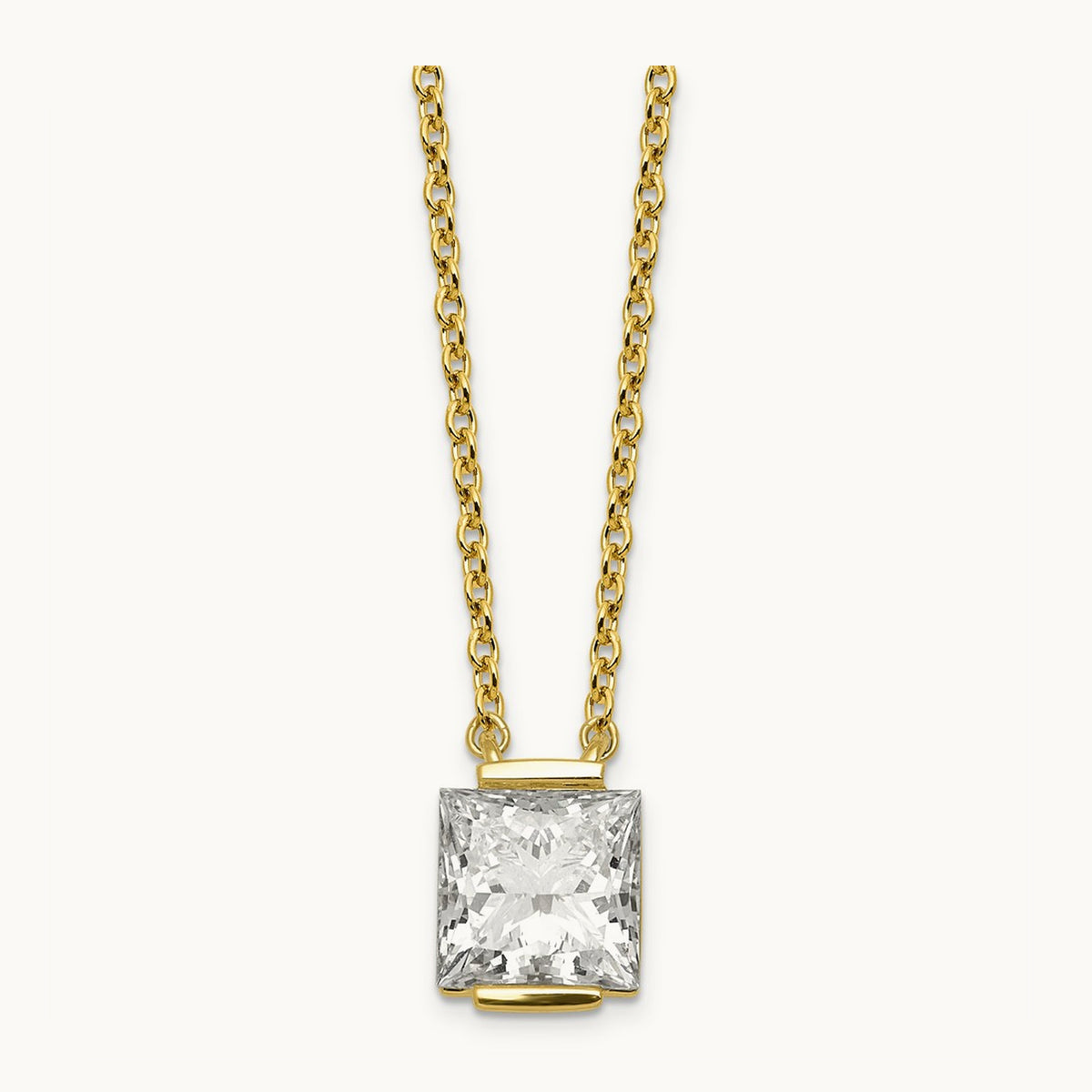 Princess Pendant Necklace, 1.00-3.00 ct tw Lab-Grown Diamond