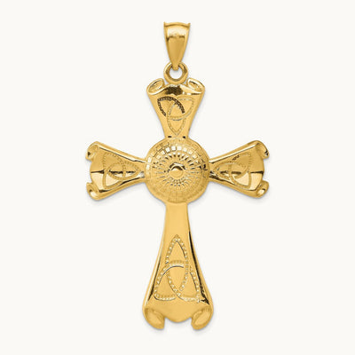 Celtic Cross Pendant, 14K