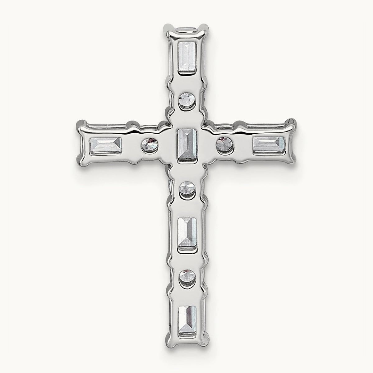 Cross Chain Slide Pendant, 1.00-2.25 ct tw Lab-Grown Diamond