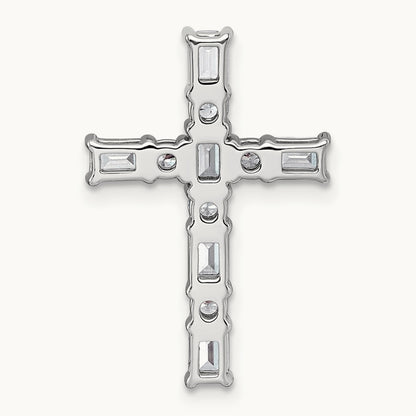 Cross Chain Slide Pendant, 1.00-2.25 ct tw Lab-Grown Diamond