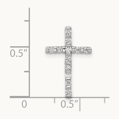 1/4ct. Diamond Cross Chain Slide — photo set