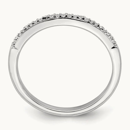 Diamond Band, 10K White Gold