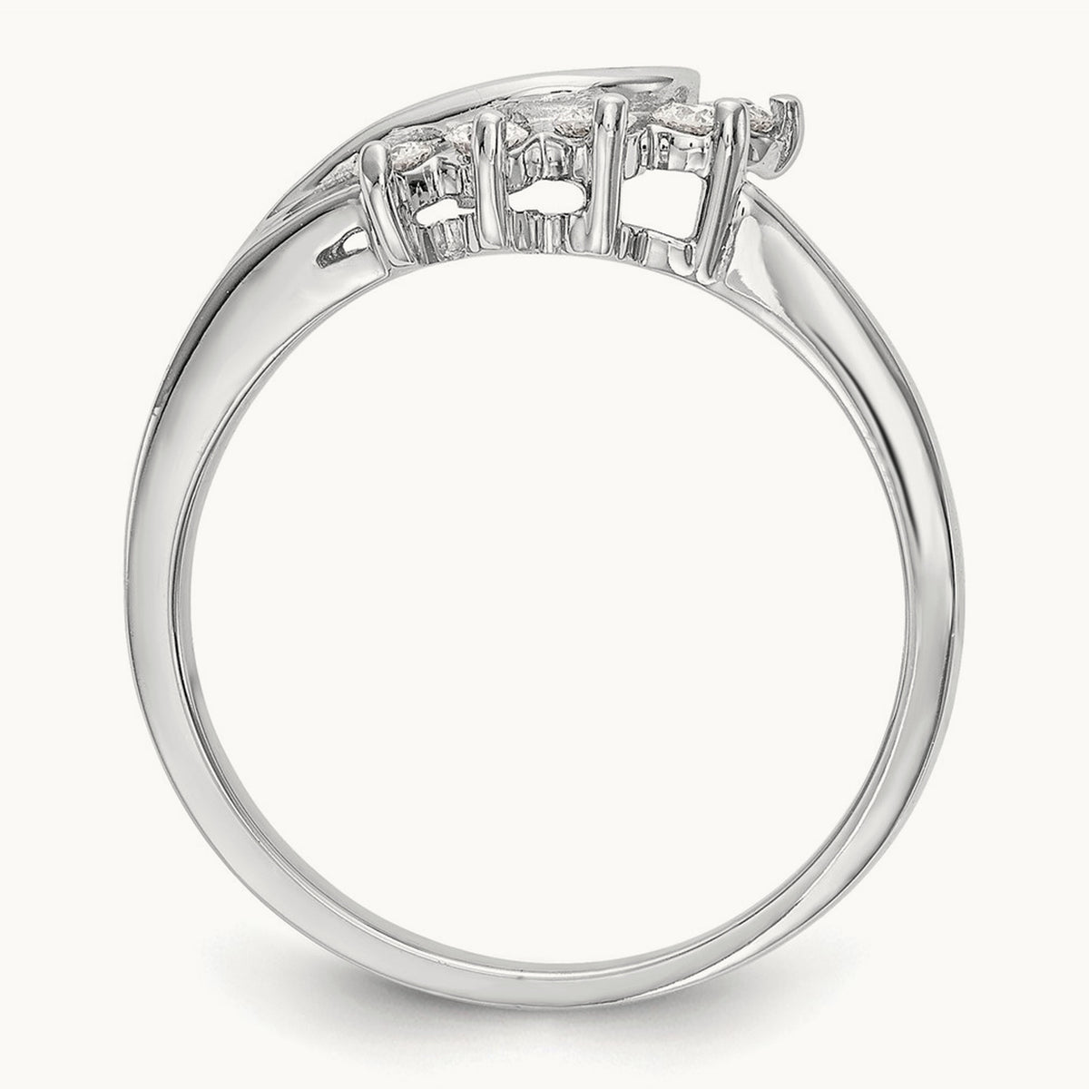 Ring Wrap — 14K White Gold, 7
