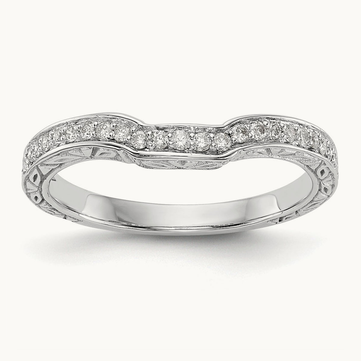 Diamond Band, 14K White Gold