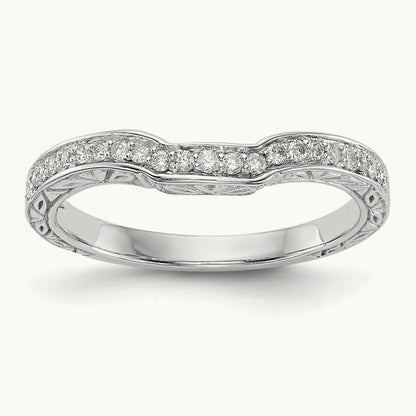 Diamond Band, 14K White Gold