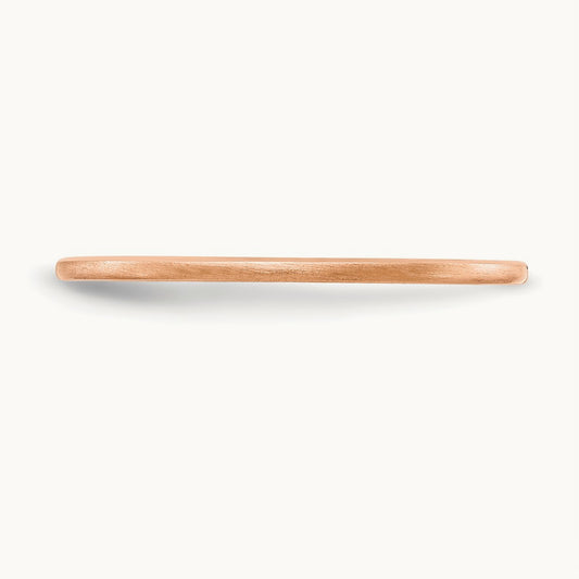 Half Round Satin Stackable Band — 14K Rose Gold