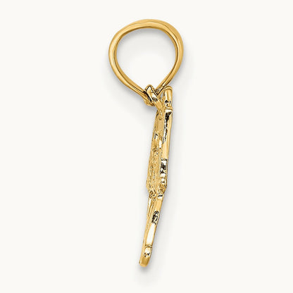 BASEBALL MOM Charm, 14K