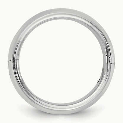 CLIQ Hinged Comfort Fit Wedding Band, 6mm, 14K White Gold