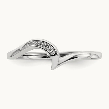 Contoured Diamond Band — photo set