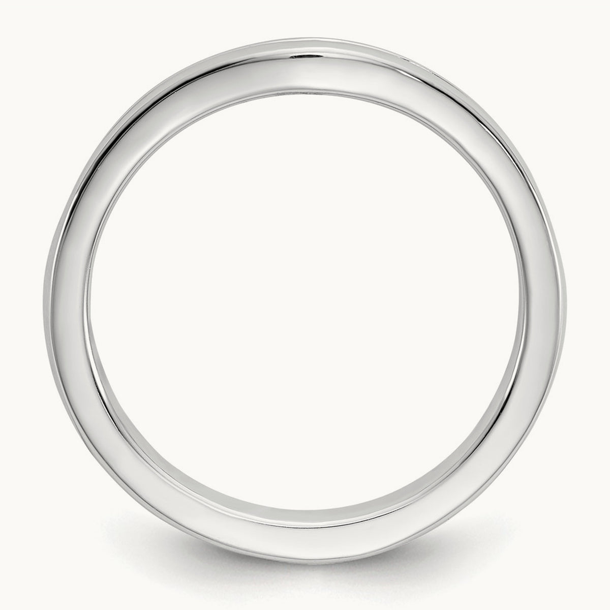 Diamond Wedding Band, 14K White Gold