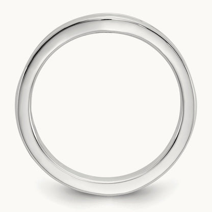 Diamond Wedding Band, 14K White Gold