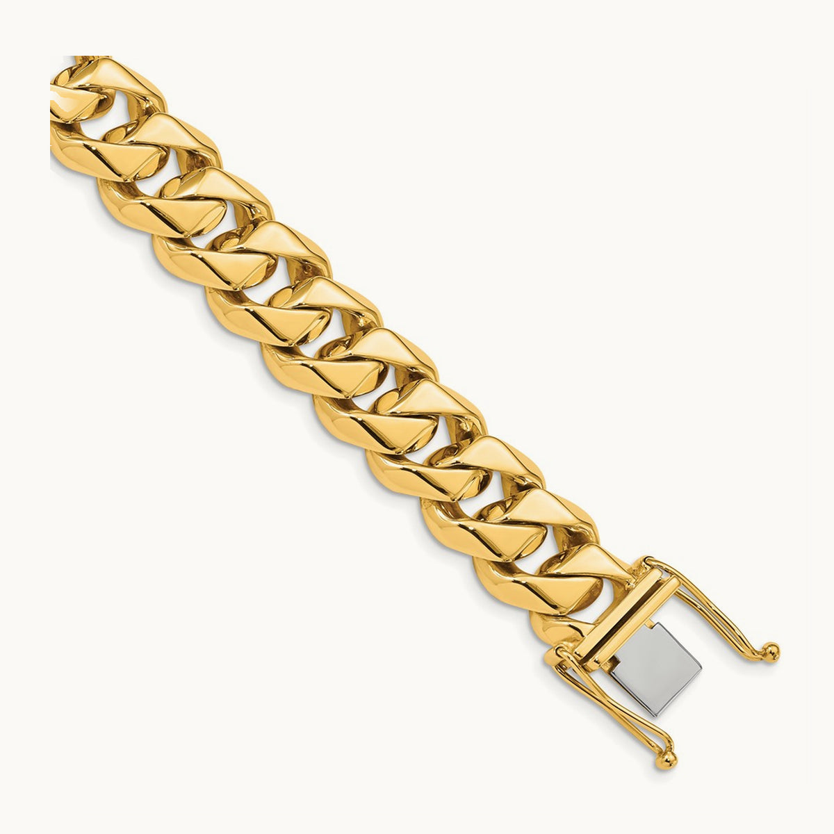 Hand-polished Traditional Link Chain — 14mm