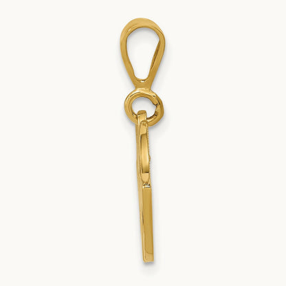 Racing Flags Pendant, 14K