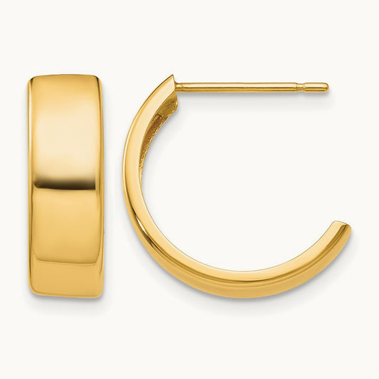 Hoop Earrings, 14K