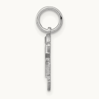 Mini Boy Joy Charm — 14K White Gold