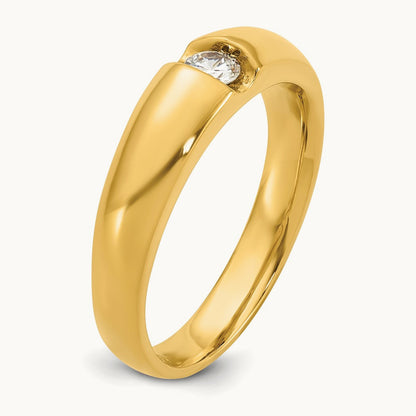 IBGoodman Men's Diamond Complete Ring, 14K