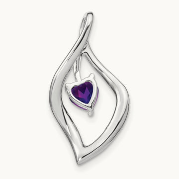 Amethyst and Diamond Pendant — photo set
