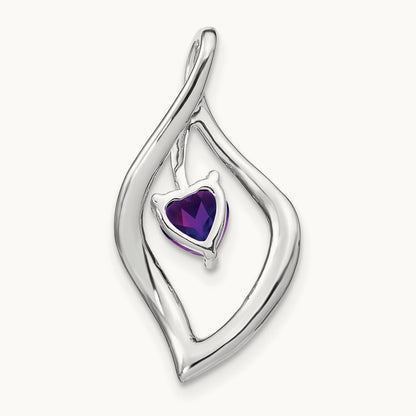 Amethyst and Diamond Pendant — photo set