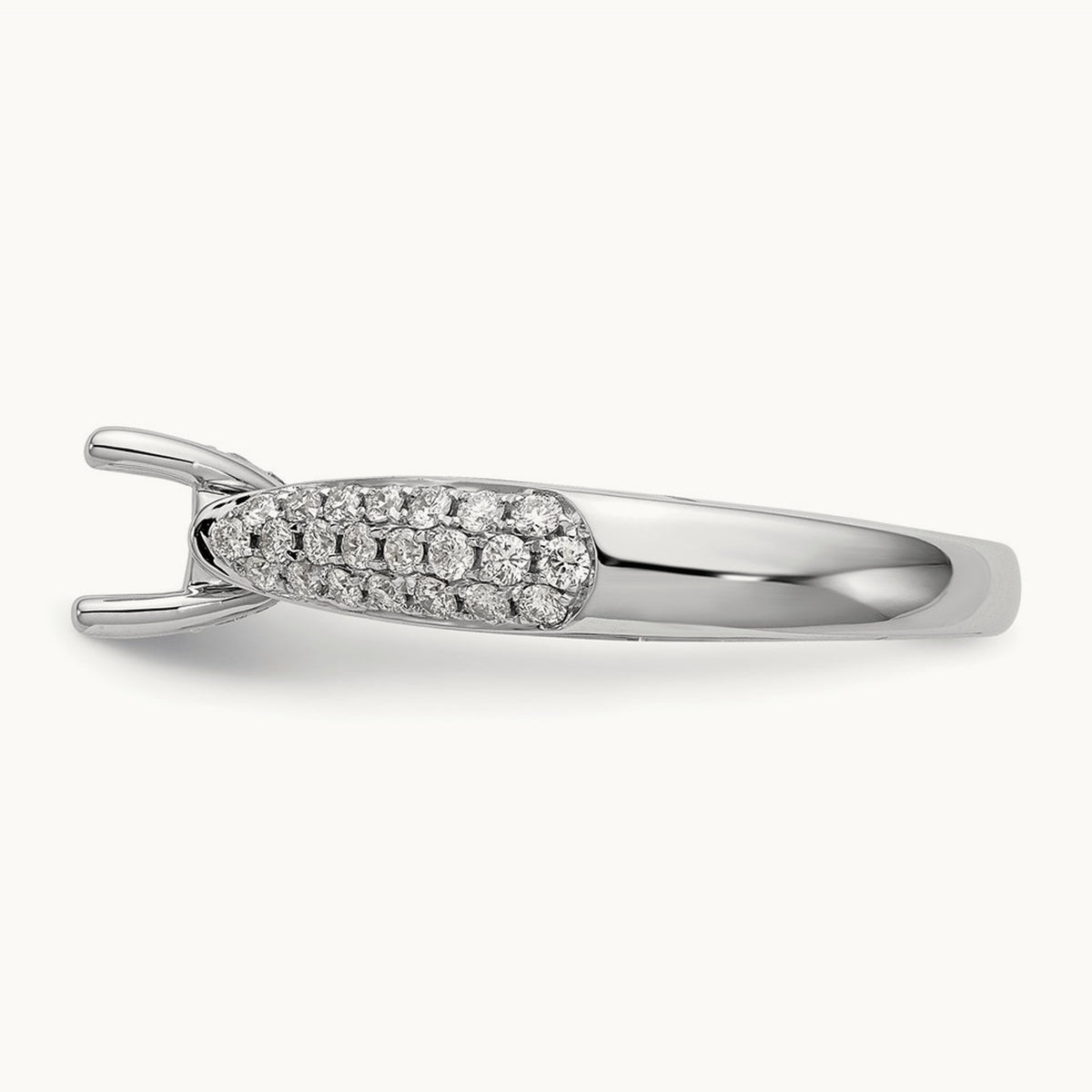 Semi-Mount Engagement Ring, 0.75 ct tw