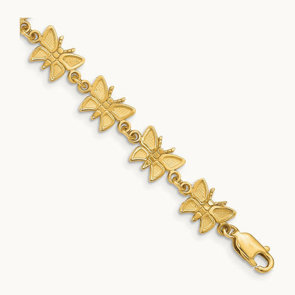 Butterfly Bracelet, 14K