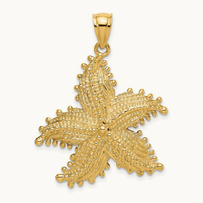 Starfish Charm, 14K