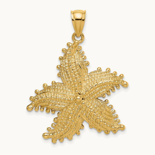 Starfish Charm, 14K