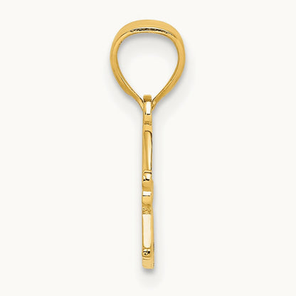 I HEART GRANDPA Charm, 14K