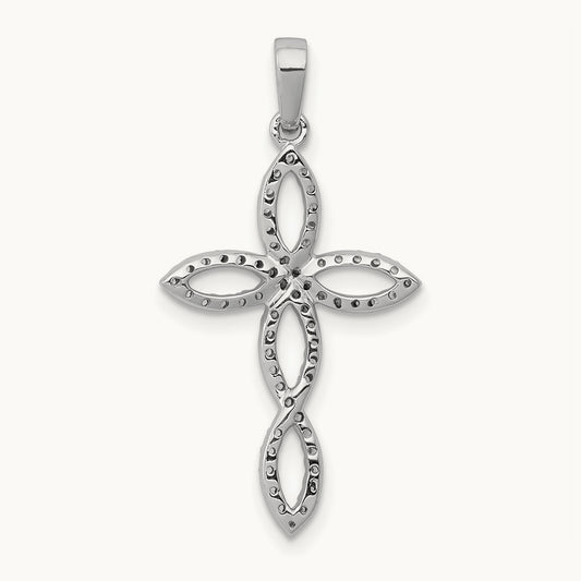 1/4ct. Diamond Cross Pendant — photo set