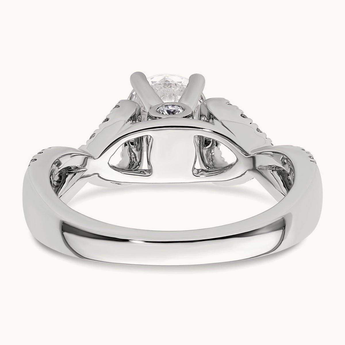 Semi-Mount Infinity Engagement Ring — 1/2 ct, 7