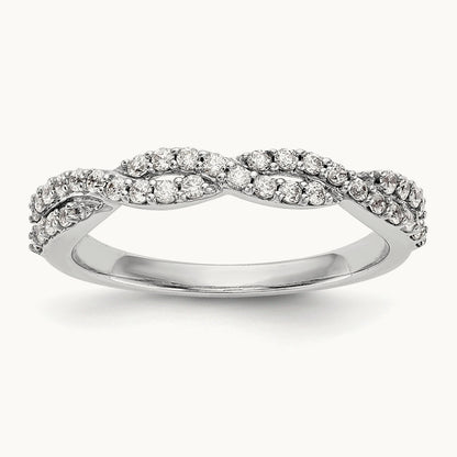 Diamond Band, 14K White Gold